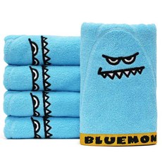 Sweet MONSTER 緹花毛巾 150g 30支棉紗, 5個, 藍色