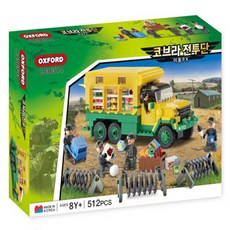 OXFORD TOY 眼鏡蛇戰鬥部隊 移動PX 積木 CJ36514 512p, 混合顏色, 1個