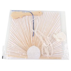 Uniart 大型紙質繪畫扇 7入, 1個, 混合顏色