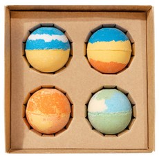 mono flat 泡澡球4入禮物組, 1組