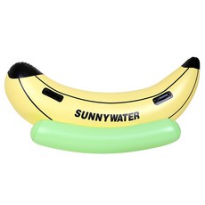 SUNNYWATER 充氣彈跳香蕉中型蹺蹺板, 混合顏色