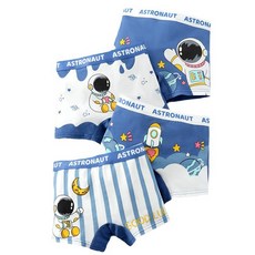 男童學生太空人內褲4件組 YP157