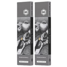 Allode 軟式專家素描鉛筆 TYPE07 12入, 6B, 2個