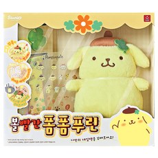 AURORA World 三麗鷗臉紅布丁狗按壓聲音絨毛鑰匙圈組, 混色, 20cm, 1組