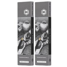 Allode 軟式專家素描鉛筆 TYPE09 12入, 8B, 2個