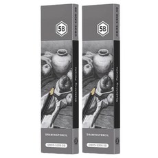 Allode 軟式專家素描鉛筆 TYPE06 12入, 5B, 2個