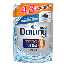 Downy ZERO高級洗衣精補充包 茉莉花香, 1.4L, 1包