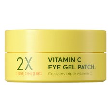 TONYMOLY 2X 維他命C眼膜 含三重維他命C, 60片, 1罐