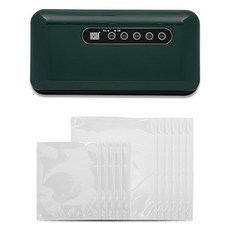 VISKA 我的廚房真空包裝機深綠色 VK-F001S + 2 個塑膠包 x 5p 套, VK-F001S(真空包裝機)