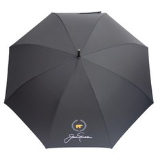 Jack Nicklaus 75自動彎曲Logo素色高爾夫大型雨傘, 1個, 灰色