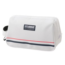 TaylorMade 圖案Logo高爾夫手拿包, 1個, 白色