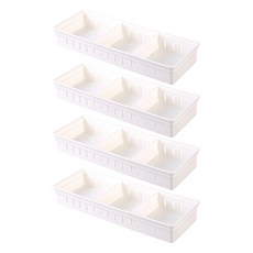 GOODIE FOODIE 廚房抽屜整理託盤 + 隔板 2p 組, 4套, 單一顏色