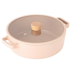 nEOFLam IH爐適用Fika Object系列附蓋雙耳湯鍋, 1個, 26cm, 迷你球場