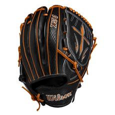Wilson 2024 A2K B23投手手套 左投用 WBW10138012, 黑色, 1個