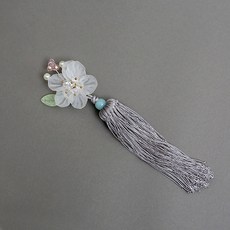 寵物水晶花墜飾, 1個, 混合色