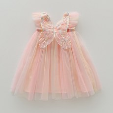 YooVely 女童款 Luto 蝴蝶蓬蓬公主連身裙