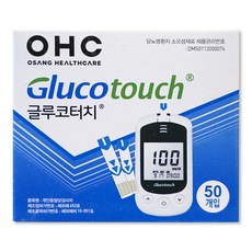 오상헬스케어 OHC 글루코터치 혈당측정지, 50개입, 1개