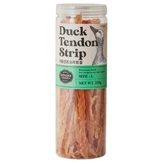 원더푸드 강아지 덕텐돈 스트릿 건조간식 L, 오리힘줄, 350g, 1개