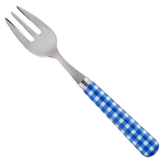 SABRE PARIS Pop! Gingham格子玩色系列生蠔叉, 1個, 藍色