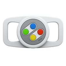 elago 寵物 W5 AirTag 寵物項圈保護套, 1個, 淺灰色