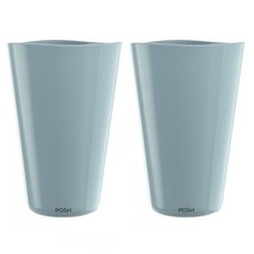오션글라스 브리오 포기 하이볼잔 블루, 2개