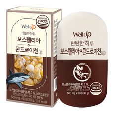 WellUp 乳香鯊魚軟骨軟骨素片 60 片, 60顆, 1個