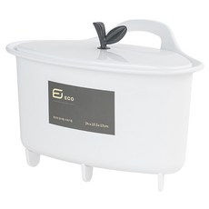 Changsin Living 昌信生活 生態水槽食物垃圾桶轉角型, 白色