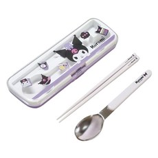 Skater CCD2餐具組, 湯匙+筷子+收納盒, 1組, 酷洛米