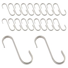 i-MATE 304不銹鋼S型衣架小號, 銀, 20個
