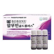 BOBSNU 黃金白蛋白Plus, 30瓶, 90個