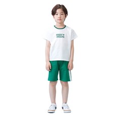 삼소니 아동용 라퍼 반팔 상하의 세트