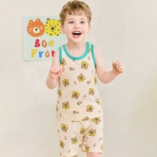 mollimelli friends 嬰兒半顆蘋果獵豹運動褲套裝