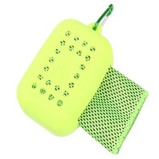 Sonio 便攜式涼感運動毛巾 30 x 90 cm, 1個, 螢光