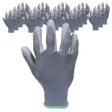 GUARDMAN PU手掌塗層手套 雙手穿戴組 M, 灰色, 20組