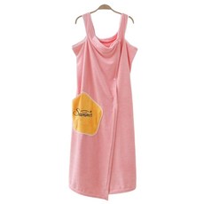 Sonio 柔軟乾爽睡衣浴袍 ONE SIZE, 1個, 01 粉紅色