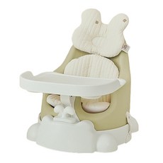 jellymom Muna 成長輔助椅 + 手推車 + 餐盤 + Ggomi 2件組, 1套, 橄欖綠色(椅子)