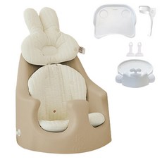 jellymom Muna 增高椅 + 手推車 + 餐盤 + Toto 2件組, 1套, 琥珀米色(椅子)