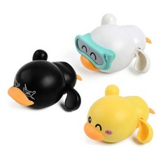 조이키즈 헤엄치는 오리 3종 세트, YELLOW, WHITE, BLACK