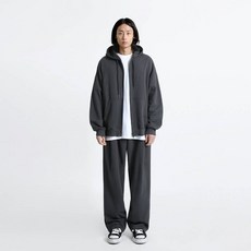 Naven SET 連帽拉鍊外套 + 單褶寬褲 NHZ3S