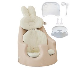 jellymom Muna增高椅+推車+托盤+Toto 2種組, 1組, 桃粉色(椅子）