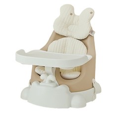 jellymom Muna 成長輔助椅 + 手推車 + 餐盤 + Ggomi 2件組, 1套, 琥珀米色(椅子)