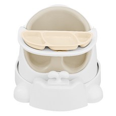 젤리맘 유아용 와이즈체어 + 카트 + 흡착식판 세트, 애쉬크림(와이즈체어), 크림베이지(식판)