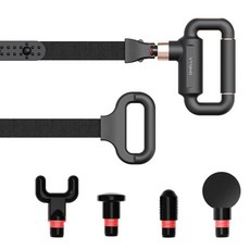 오엘라 무선 진동 벨트 마사지건 블랙, OH-MG07BK