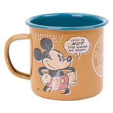 LiLFANT 米奇復古琺瑯馬克杯 360ml, 1個, 混合色