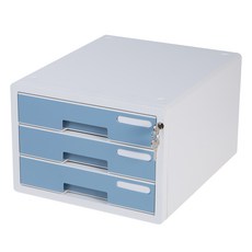 시스맥스 시스템 컬러 서류함, 민트, 3단