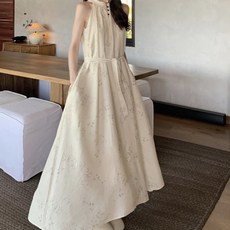 비비에모 여리여리 여신핏 리본 포인트 롱 원피스 06628 빅사이즈 포함