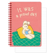 Monolike Unmatched Friends A5 線圈橫線筆記本, 05 驕傲的一天, 1個