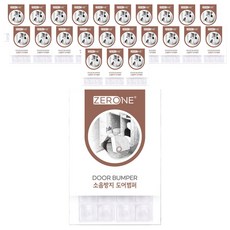 ZERONE 方形大型防噪音門檔 Z1-113 16入, 透明, 24個