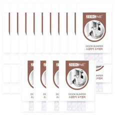 ZERONE 防噪音圓形門緩衝墊 小型 Z1-111 20入, 透明, 24個