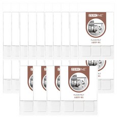 ZERONE 方形靜音墊 白色 Z1-106 9入, 24個